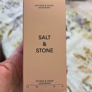 Salt & Stone Saffron & Cedar Deodorant - Full Size New